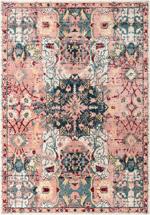 Pink 10' x 13' 11 Sumter Rectangle Area Rug Contemporary Durable Easy Clean Carpet for Bedrooms, Living Areas, Dining, Office, Dorms for Sale at Rug Engine