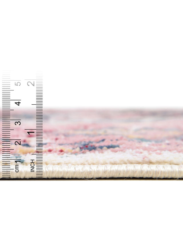 Pink 8' x 10' Sumter Oval Area Rug Contemporary Durable Easy Clean Carpet for Bedrooms, Living Areas, Dining, Office, Dorms for Sale at Rug Engine