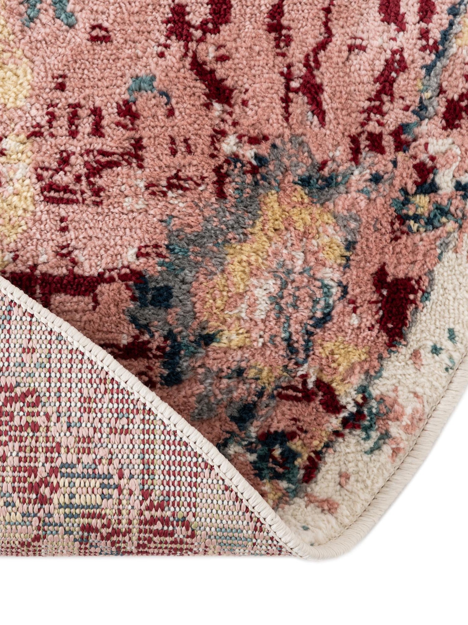 Pink 3' 3 x 5' 3 Sumter Oval Area Rug Contemporary Durable Easy Clean Carpet for Bedrooms, Living Areas, Dining, Office, Dorms for Sale at Rug Engine