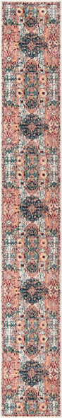 Pink 2' 6 x 16' 5 Sumter Runner Area Rug Contemporary Durable Easy Clean Carpet for Bedrooms, Living Areas, Dining, Office, Dorms for Sale at Rug Engine