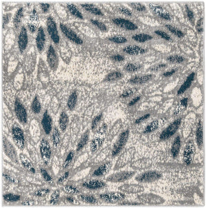 Gray 3' 3 x 3' 3 Sumter Square Area Rug Contemporary Durable Easy Clean Carpet for Bedrooms, Living Areas, Dining, Office, Dorms for Sale at Rug Engine