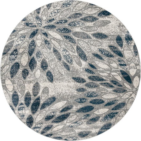 Gray 12' 4 x 12' 4 Sumter Round Area Rug Contemporary Durable Easy Clean Carpet for Bedrooms, Living Areas, Dining, Office, Dorms for Sale at Rug Engine