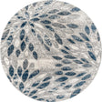 Gray 8' x 8' Sumter Round Area Rug Contemporary Durable Easy Clean Carpet for Bedrooms, Living Areas, Dining, Office, Dorms for Sale at Rug Engine