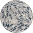Gray 7' 1 x 7' 1 Sumter Round Area Rug Contemporary Durable Easy Clean Carpet for Bedrooms, Living Areas, Dining, Office, Dorms for Sale at Rug Engine