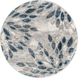 Gray 6' 1 x 6' 1 Sumter Round Area Rug Contemporary Durable Easy Clean Carpet for Bedrooms, Living Areas, Dining, Office, Dorms for Sale at Rug Engine