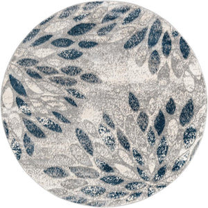 Gray 6' 1 x 6' 1 Sumter Round Area Rug Contemporary Durable Easy Clean Carpet for Bedrooms, Living Areas, Dining, Office, Dorms for Sale at Rug Engine