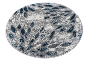Gray 3' 3 x 3' 3 Sumter Round Area Rug Contemporary Durable Easy Clean Carpet for Bedrooms, Living Areas, Dining, Office, Dorms for Sale at Rug Engine