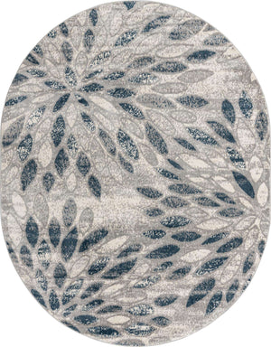 Gray 8' x 10' Sumter Oval Area Rug Contemporary Durable Easy Clean Carpet for Bedrooms, Living Areas, Dining, Office, Dorms for Sale at Rug Engine