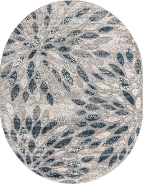 Gray 8' x 10' Sumter Oval Area Rug Contemporary Durable Easy Clean Carpet for Bedrooms, Living Areas, Dining, Office, Dorms for Sale at Rug Engine