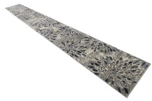 Gray 2' 6 x 19' 8 Sumter Runner Area Rug Contemporary Durable Easy Clean Carpet for Bedrooms, Living Areas, Dining, Office, Dorms for Sale at Rug Engine