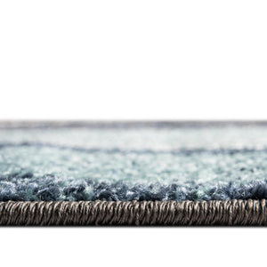 Blue Gray 7' 10 x 10' Autumn Rectangle Area Rug 100% Polypropylene Durable Jute Backing Living Dining Room Bedroom Office Modern Decor Carpet for Sale at Rug Engine