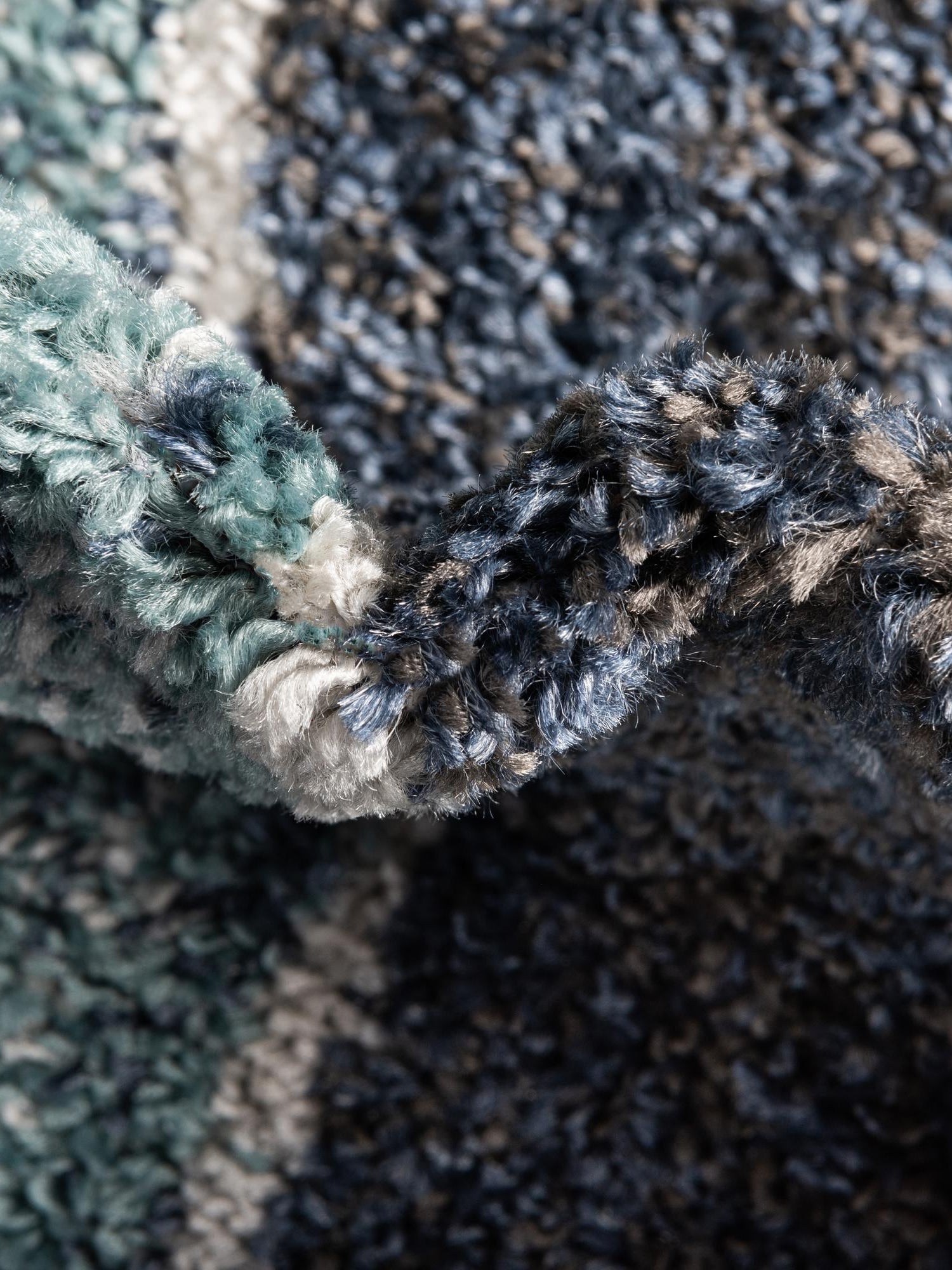 Blue Gray 2' x 3' 1 Autumn Rectangle Area Rug 100% Polypropylene Durable Jute Backing Living Dining Room Bedroom Office Modern Decor Carpet for Sale at Rug Engine