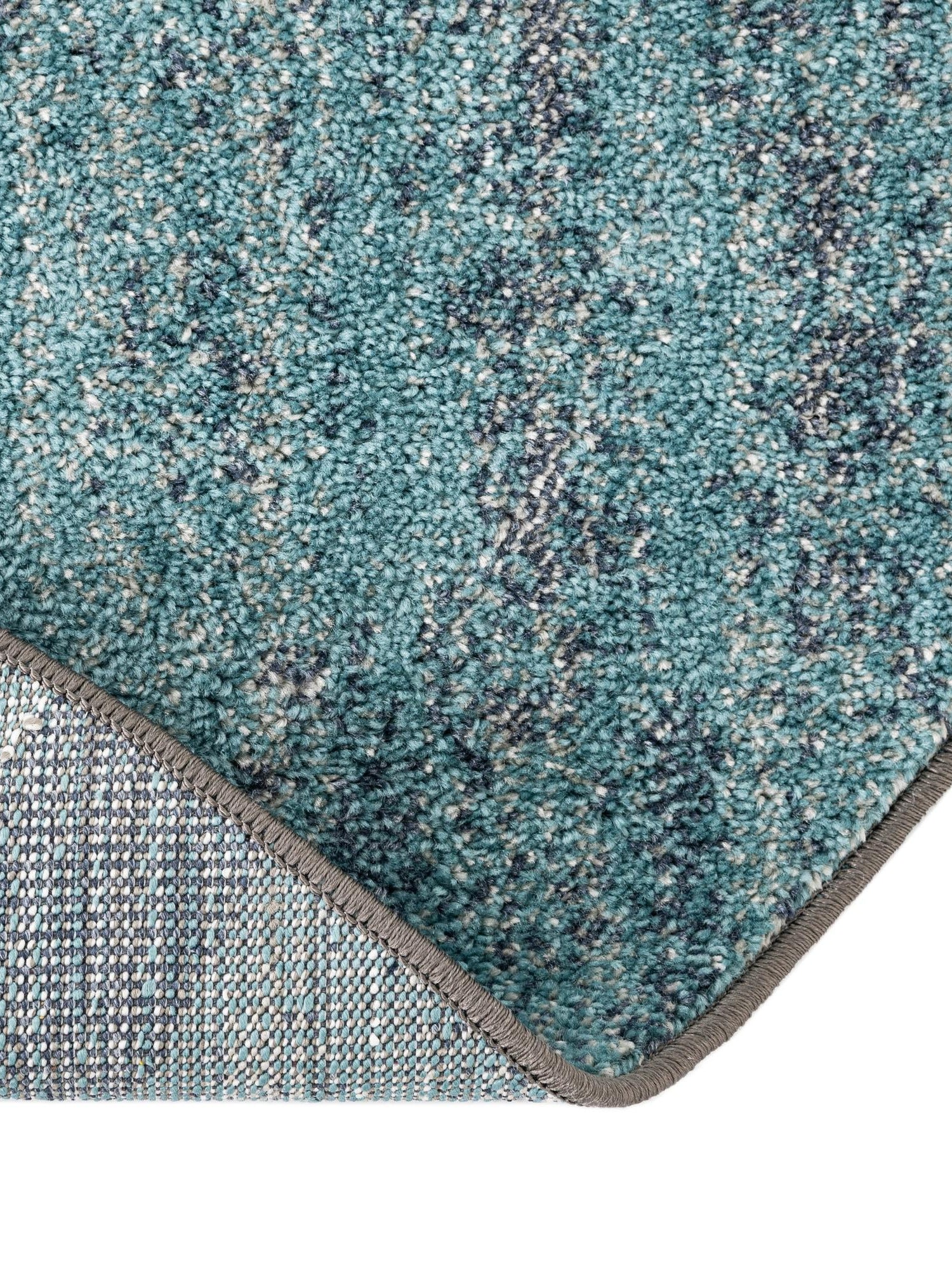 Blue Gray 7' 10 x 7' 10 Autumn Round Area Rug 100% Polypropylene Durable Jute Backing Living Dining Room Bedroom Office Modern Decor Carpet for Sale at Rug Engine