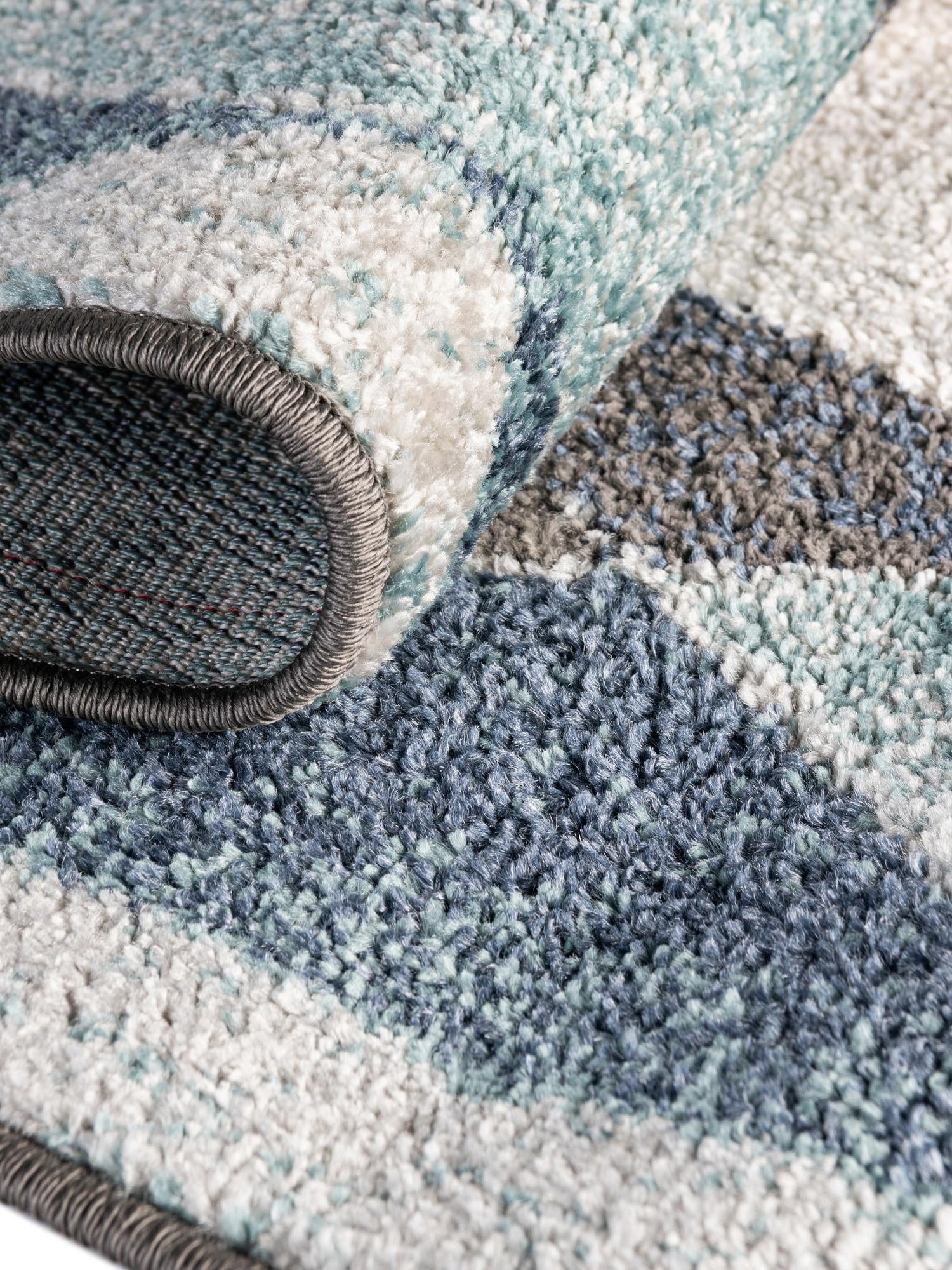 Blue Gray 2' x 6' 1 Autumn Runner Area Rug 100% Polypropylene Durable Jute Backing Living Dining Room Bedroom Office Modern Decor Carpet for Sale at Rug Engine