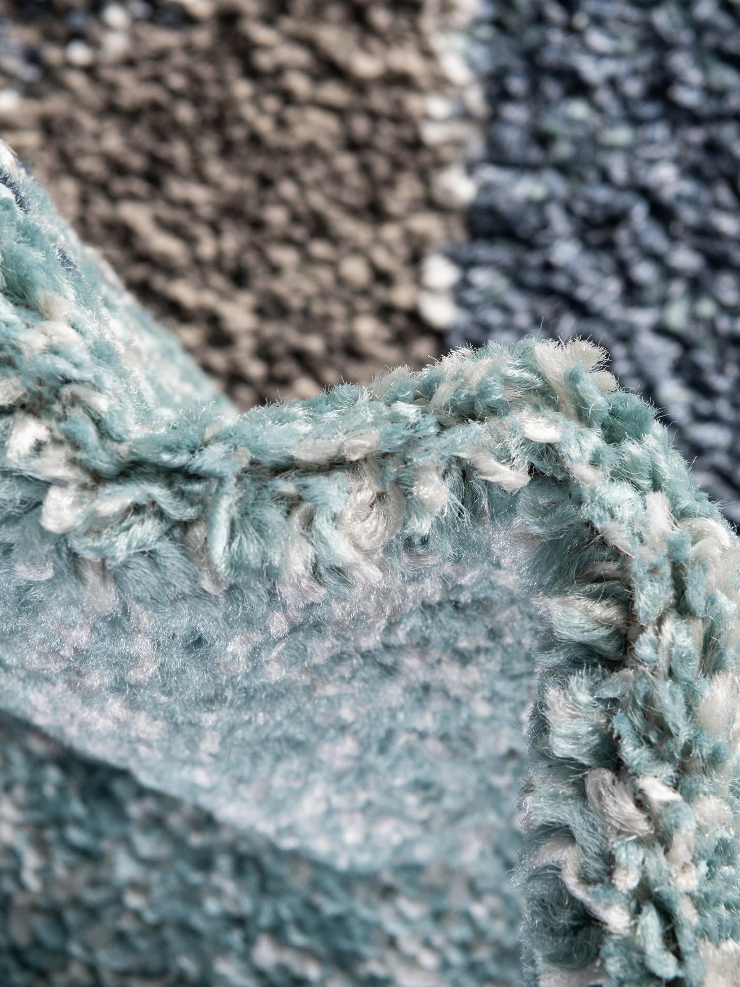 Blue Gray 2' x 6' 1 Autumn Runner Area Rug 100% Polypropylene Durable Jute Backing Living Dining Room Bedroom Office Modern Decor Carpet for Sale at Rug Engine