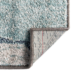 Blue Gray 2' 7 x 10' Autumn Runner Area Rug 100% Polypropylene Durable Jute Backing Living Dining Room Bedroom Office Modern Decor Carpet for Sale at Rug Engine