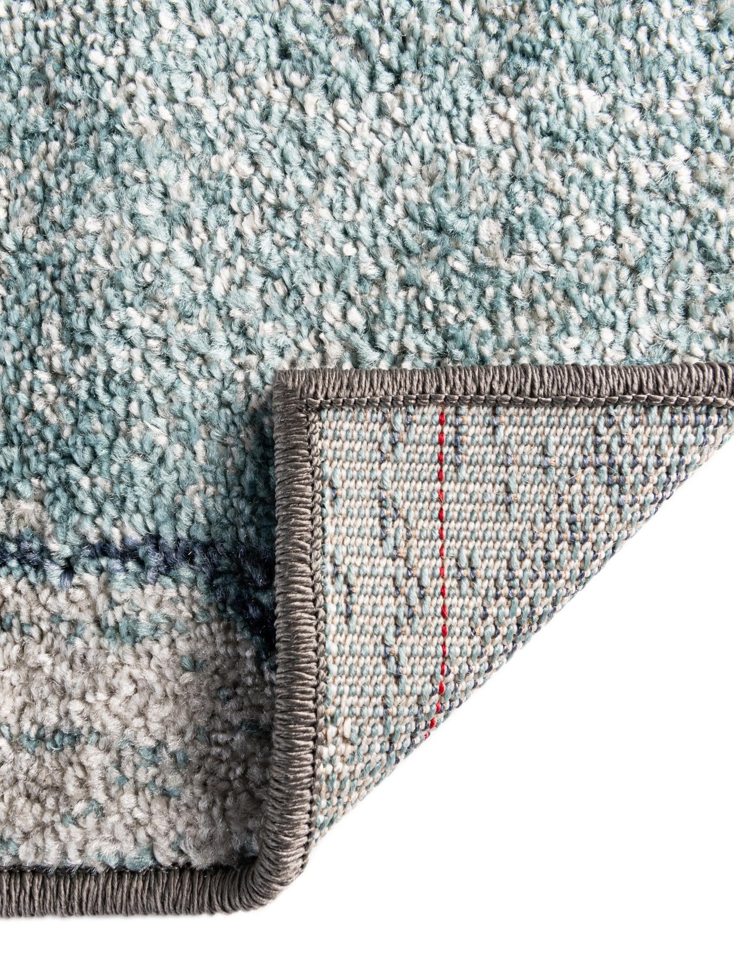 Blue Gray 2' x 6' 1 Autumn Runner Area Rug 100% Polypropylene Durable Jute Backing Living Dining Room Bedroom Office Modern Decor Carpet for Sale at Rug Engine