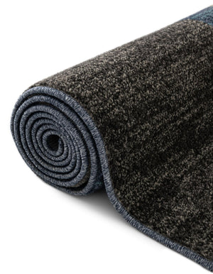 Blue Gray 6' 1 x 6' 1 Autumn Round Area Rug 100% Polypropylene Durable Jute Backing Living Dining Room Bedroom Office Modern Decor Carpet for Sale at Rug Engine