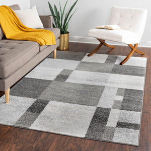 Gray 10' x 14' 1 Autumn Rectangle Area Rug 100% Polypropylene Durable Jute Backing Living Dining Room Bedroom Office Modern Decor Carpet for Sale at Rug Engine