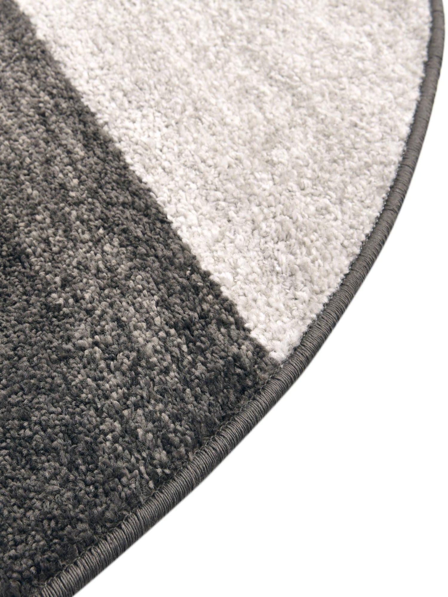 Gray 3' 1 x 3' 1 Autumn Round Area Rug 100% Polypropylene Durable Jute Backing Living Dining Room Bedroom Office Modern Decor Carpet for Sale at Rug Engine