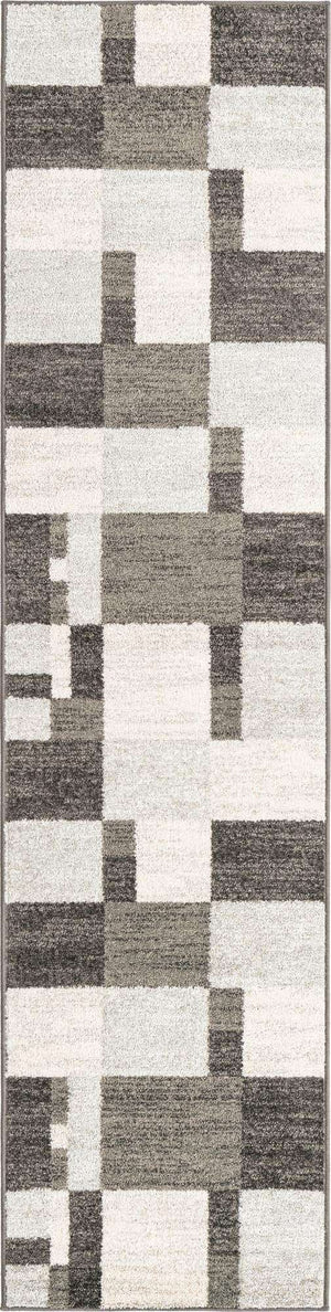 Gray 2' 7 x 10' Autumn Runner Area Rug 100% Polypropylene Durable Jute Backing Living Dining Room Bedroom Office Modern Decor Carpet for Sale at Rug Engine