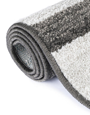Gray 2' 7 x 12' Autumn Runner Area Rug 100% Polypropylene Durable Jute Backing Living Dining Room Bedroom Office Modern Decor Carpet for Sale at Rug Engine