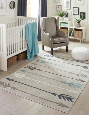 Light Gray 7' 10 x 10' Autumn Rectangle Area Rug 100% Polypropylene Durable Jute Backing Living Dining Room Bedroom Office Modern Decor Carpet for Sale at Rug Engine