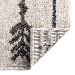 Light Gray 2' x 6' 1 Autumn Runner Area Rug 100% Polypropylene Durable Jute Backing Living Dining Room Bedroom Office Modern Decor Carpet for Sale at Rug Engine