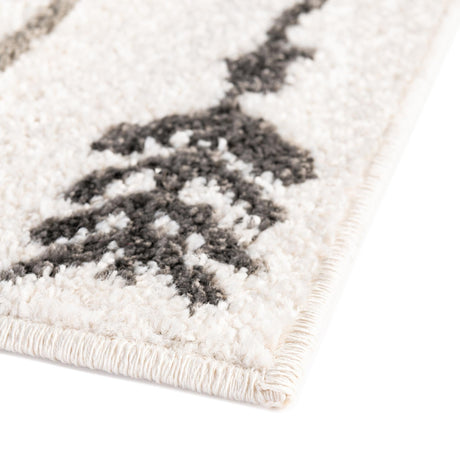 Ivory 2' x 6' 1 Autumn Runner Area Rug 100% Polypropylene Durable Jute Backing Living Dining Room Bedroom Office Modern Decor Carpet for Sale at Rug Engine