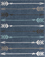 Navy Blue 7' 10 x 10' Autumn Rectangle Area Rug 100% Polypropylene Durable Jute Backing Living Dining Room Bedroom Office Modern Decor Carpet for Sale at Rug Engine