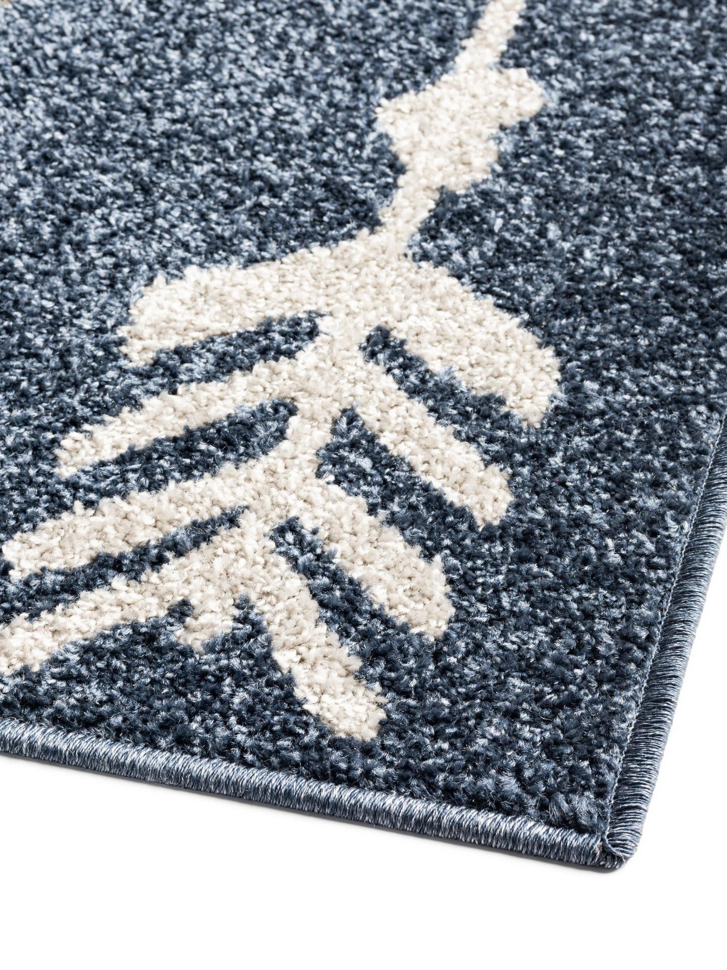 Navy Blue 5' 3 x 8' Autumn Rectangle Area Rug 100% Polypropylene Durable Jute Backing Living Dining Room Bedroom Office Modern Decor Carpet for Sale at Rug Engine