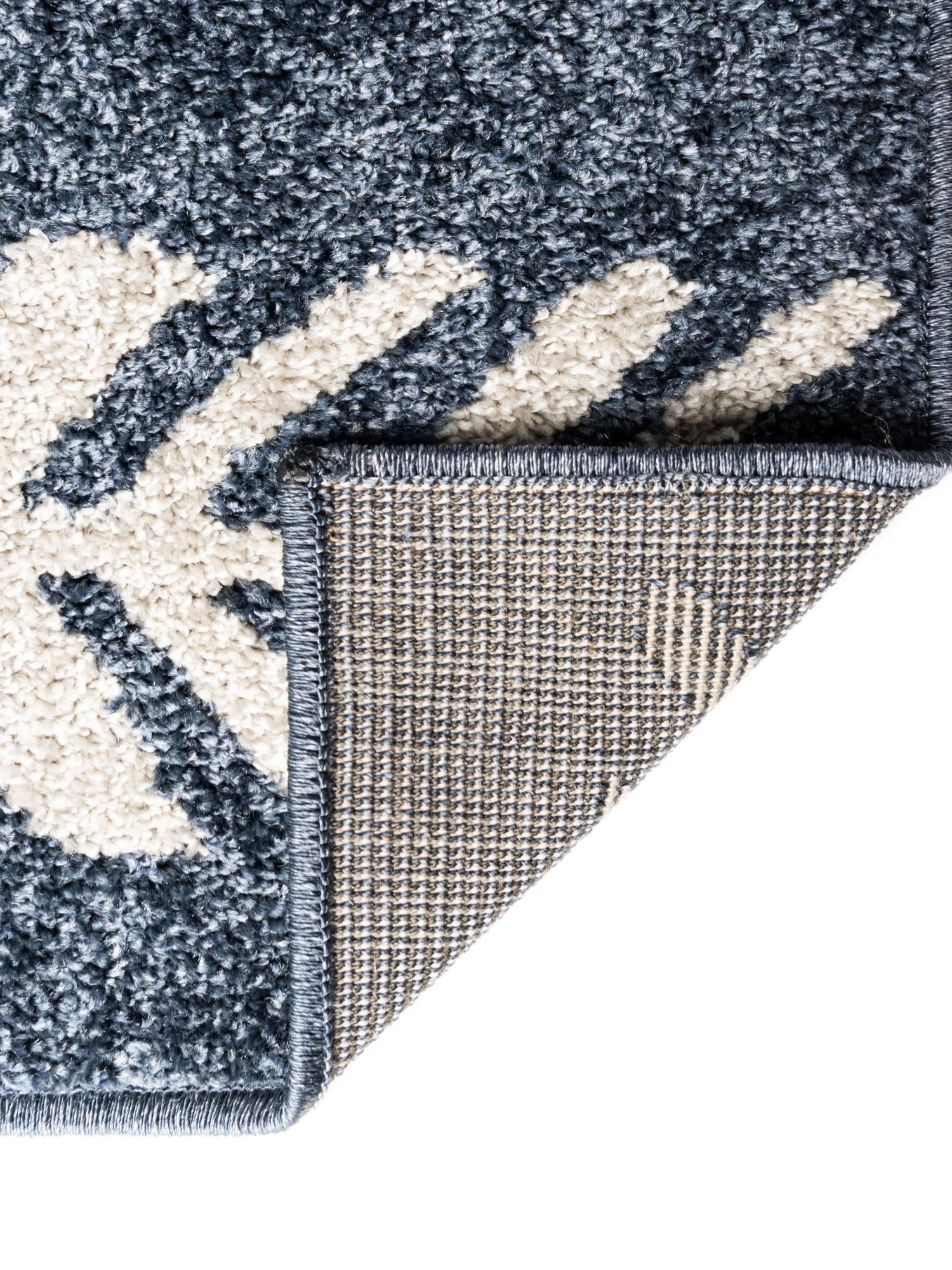 Navy Blue 7' 10 x 10' Autumn Rectangle Area Rug 100% Polypropylene Durable Jute Backing Living Dining Room Bedroom Office Modern Decor Carpet for Sale at Rug Engine