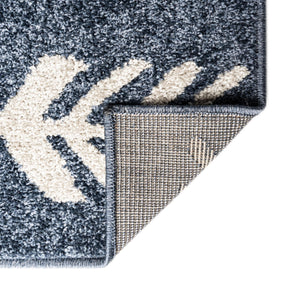 Navy Blue 5' 3 x 8' Autumn Rectangle Area Rug 100% Polypropylene Durable Jute Backing Living Dining Room Bedroom Office Modern Decor Carpet for Sale at Rug Engine