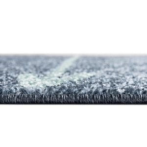 Navy Blue 7' 10 x 7' 10 Autumn Round Area Rug 100% Polypropylene Durable Jute Backing Living Dining Room Bedroom Office Modern Decor Carpet for Sale at Rug Engine