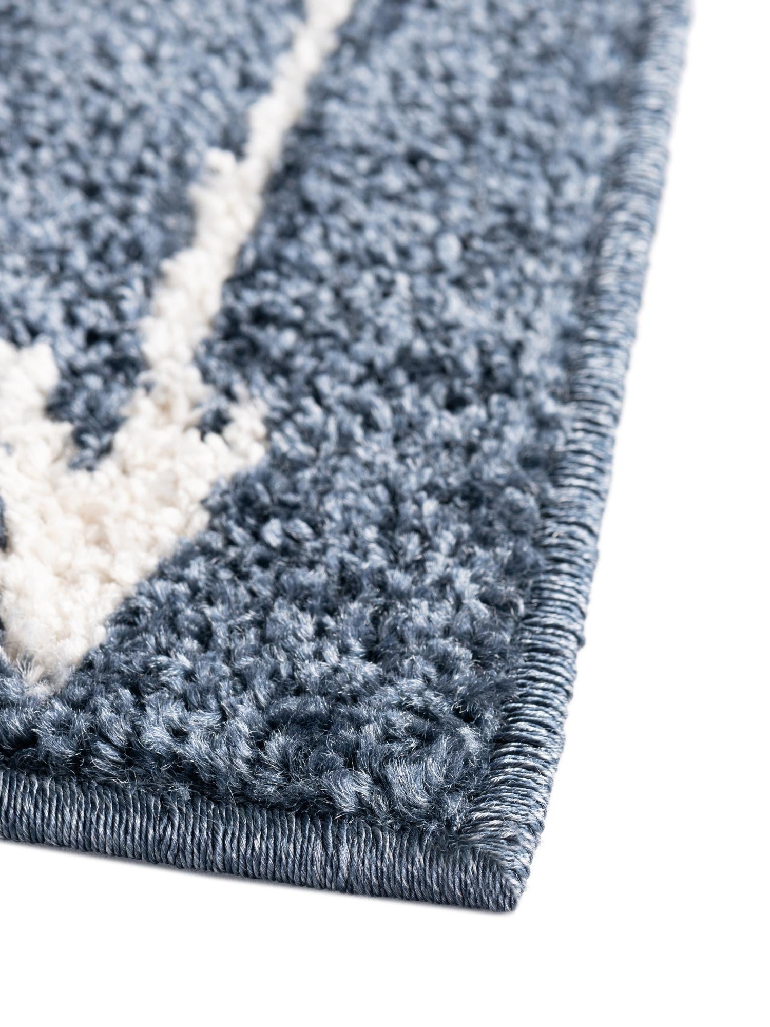 Navy Blue 2' x 6' 1 Autumn Runner Area Rug 100% Polypropylene Durable Jute Backing Living Dining Room Bedroom Office Modern Decor Carpet for Sale at Rug Engine