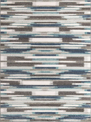 Blue Gray 9' x 12' Autumn Rectangle Area Rug 100% Polypropylene Durable Jute Backing Living Dining Room Bedroom Office Modern Decor Carpet for Sale at Rug Engine