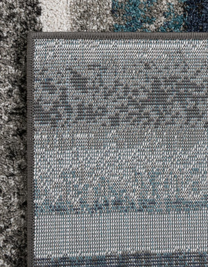 Blue Gray 5' 3 x 8' Autumn Rectangle Area Rug 100% Polypropylene Durable Jute Backing Living Dining Room Bedroom Office Modern Decor Carpet for Sale at Rug Engine