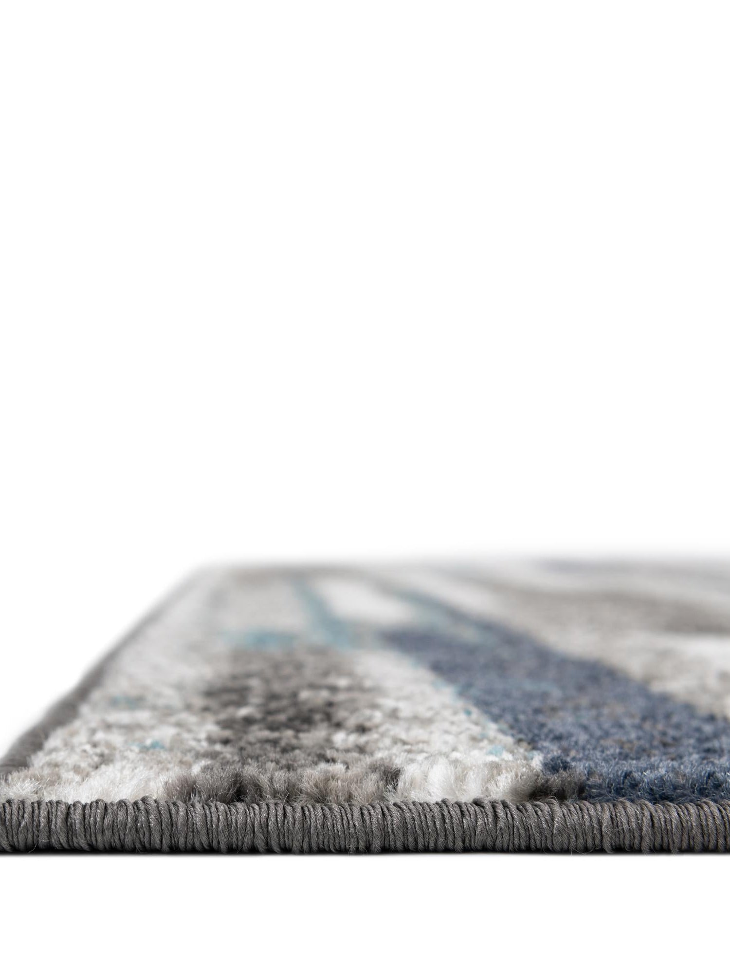 Blue Gray 2' 7 x 10' Autumn Runner Area Rug 100% Polypropylene Durable Jute Backing Living Dining Room Bedroom Office Modern Decor Carpet for Sale at Rug Engine