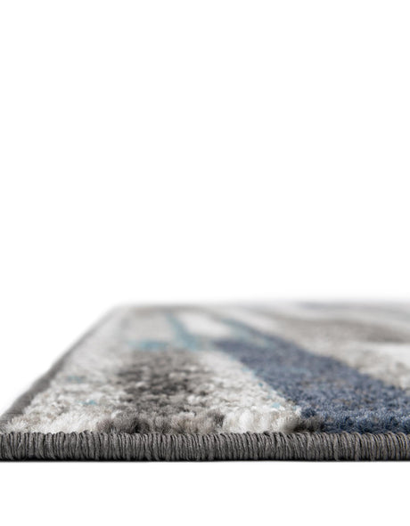 Blue Gray 2' 7 x 10' Autumn Runner Area Rug 100% Polypropylene Durable Jute Backing Living Dining Room Bedroom Office Modern Decor Carpet for Sale at Rug Engine