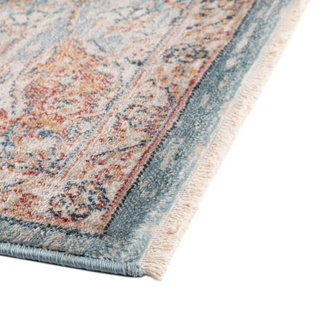Blue 4' x 5' 11 Newport Rectangle Area Rug 100% Polypropylene Traditional Distressed Classic Contemporary Carpet for Home Decor for Sale at Rug Engine