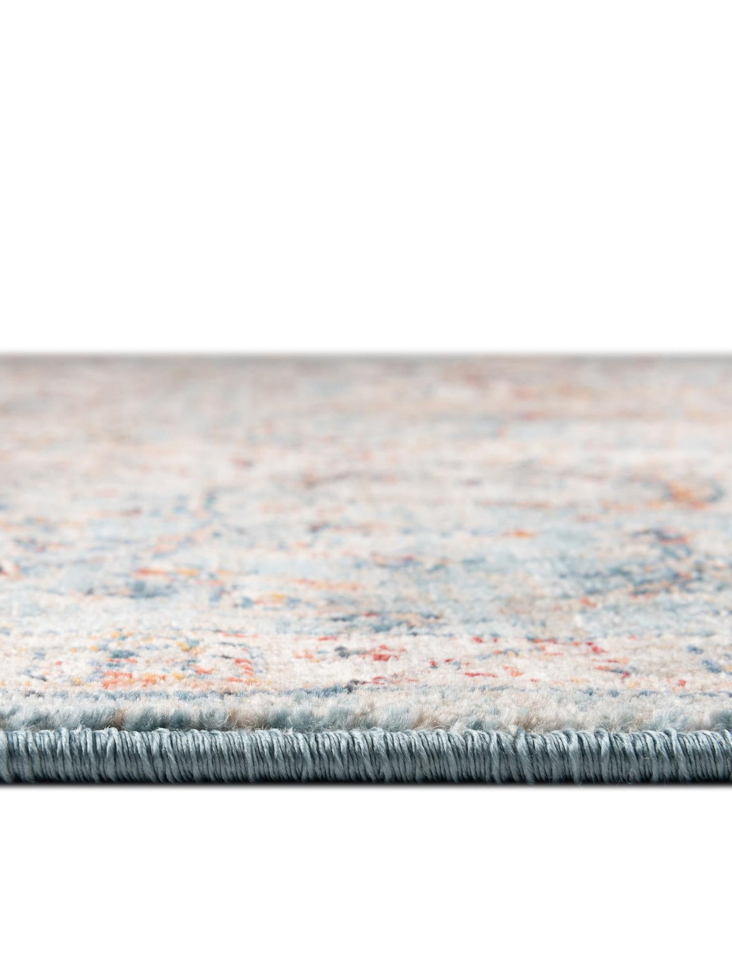 Blue 4' x 4' Newport Octagon Area Rug 100% Polypropylene Traditional Distressed Classic Contemporary Carpet for Home Decor for Sale at Rug Engine