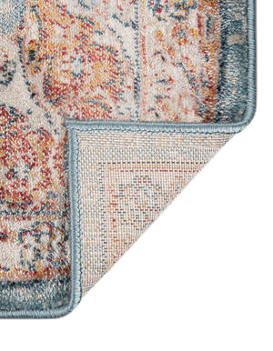 Blue 7' x 7' Newport Octagon Area Rug 100% Polypropylene Traditional Distressed Classic Contemporary Carpet for Home Decor for Sale at Rug Engine