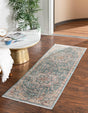 Blue 2' x 5' 11 Newport Runner Area Rug 100% Polypropylene Traditional Distressed Classic Contemporary Carpet for Home Decor for Sale at Rug Engine