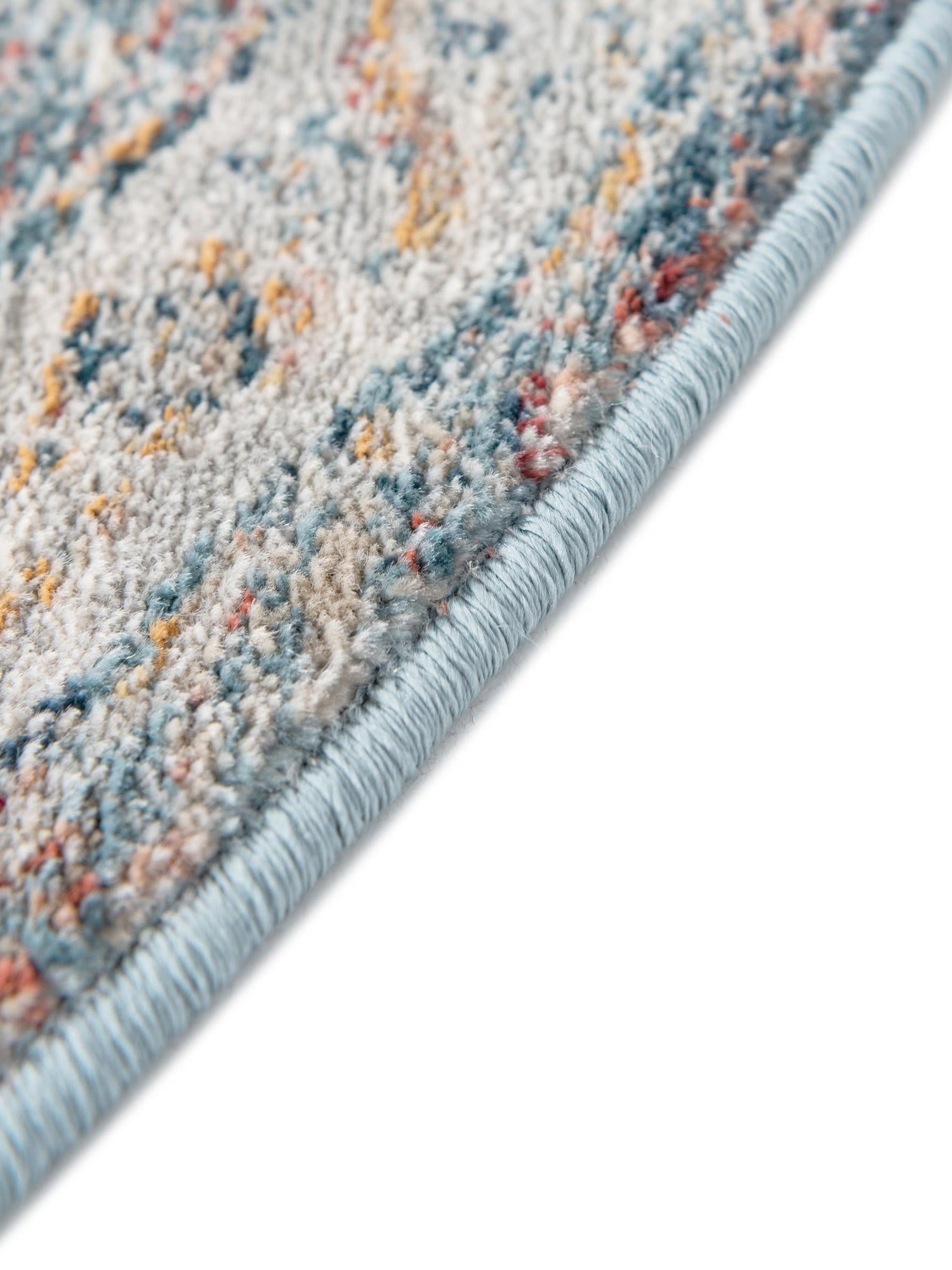 Multicolor 10' 2 x 10' 2 Newport Round Area Rug 100% Polypropylene Traditional Distressed Classic Contemporary Carpet for Home Decor for Sale at Rug Engine