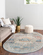 Multicolor 4' x 5' 11 Newport Oval Area Rug 100% Polypropylene Traditional Distressed Classic Contemporary Carpet for Home Decor for Sale at Rug Engine
