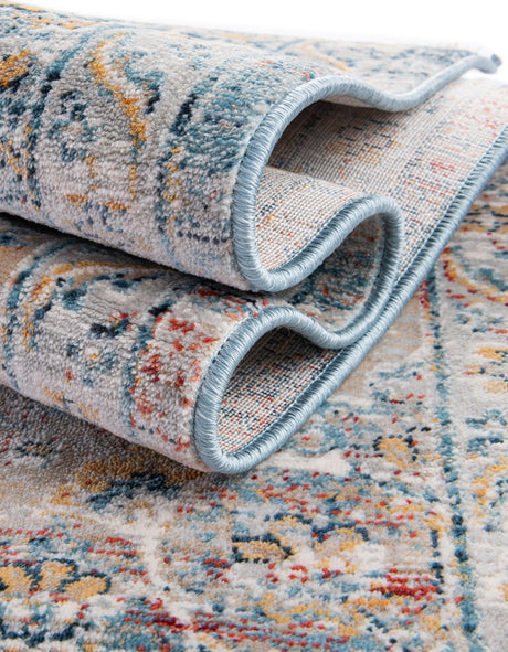 Multicolor 7' x 7' Newport Octagon Area Rug 100% Polypropylene Traditional Distressed Classic Contemporary Carpet for Home Decor for Sale at Rug Engine