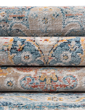 Multicolor 7' x 7' Newport Octagon Area Rug 100% Polypropylene Traditional Distressed Classic Contemporary Carpet for Home Decor for Sale at Rug Engine