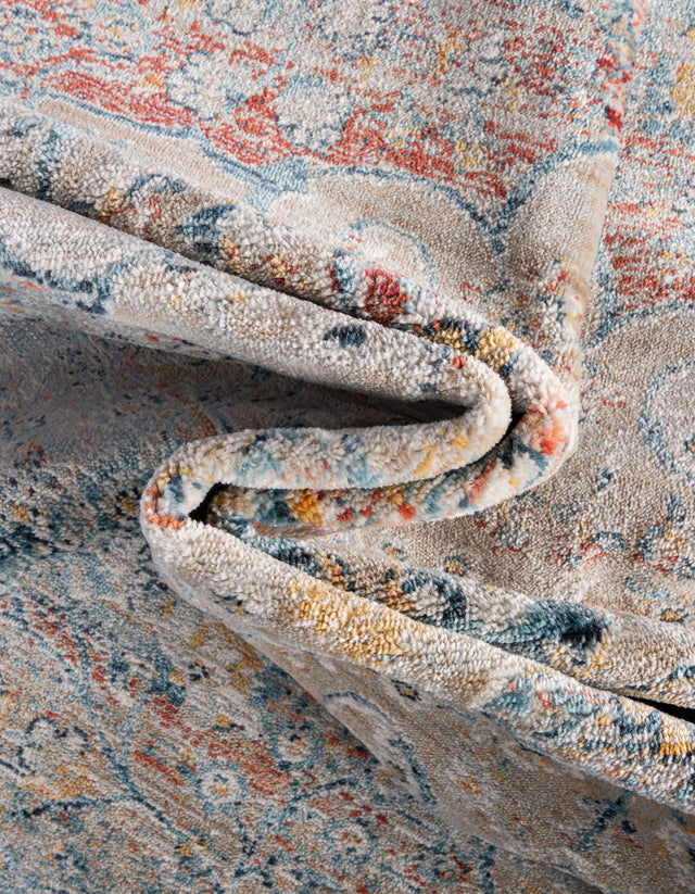 Multicolor 2' x 3' 11 Newport Runner Area Rug 100% Polypropylene Traditional Distressed Classic Contemporary Carpet for Home Decor for Sale at Rug Engine