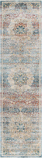 Multicolor 2' 7 x 10' 2 Newport Runner Area Rug 100% Polypropylene Traditional Distressed Classic Contemporary Carpet for Home Decor for Sale at Rug Engine