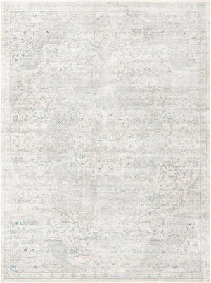 Gray 9' x 12' Newport Rectangle Area Rug 100% Polypropylene Traditional Distressed Classic Contemporary Carpet for Home Decor for Sale at Rug Engine